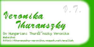 veronika thuranszky business card